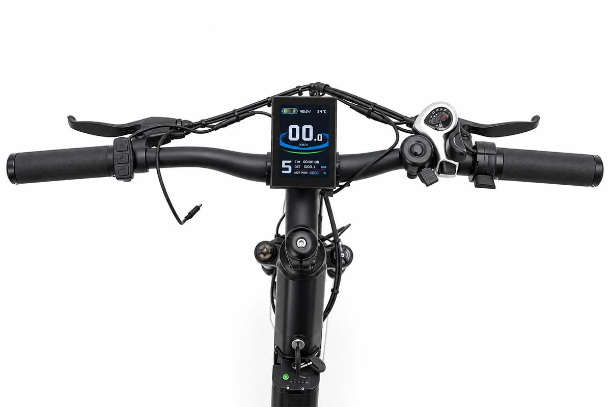 Bicicleta Eléctrica CITY A5AH26 500 W Negro