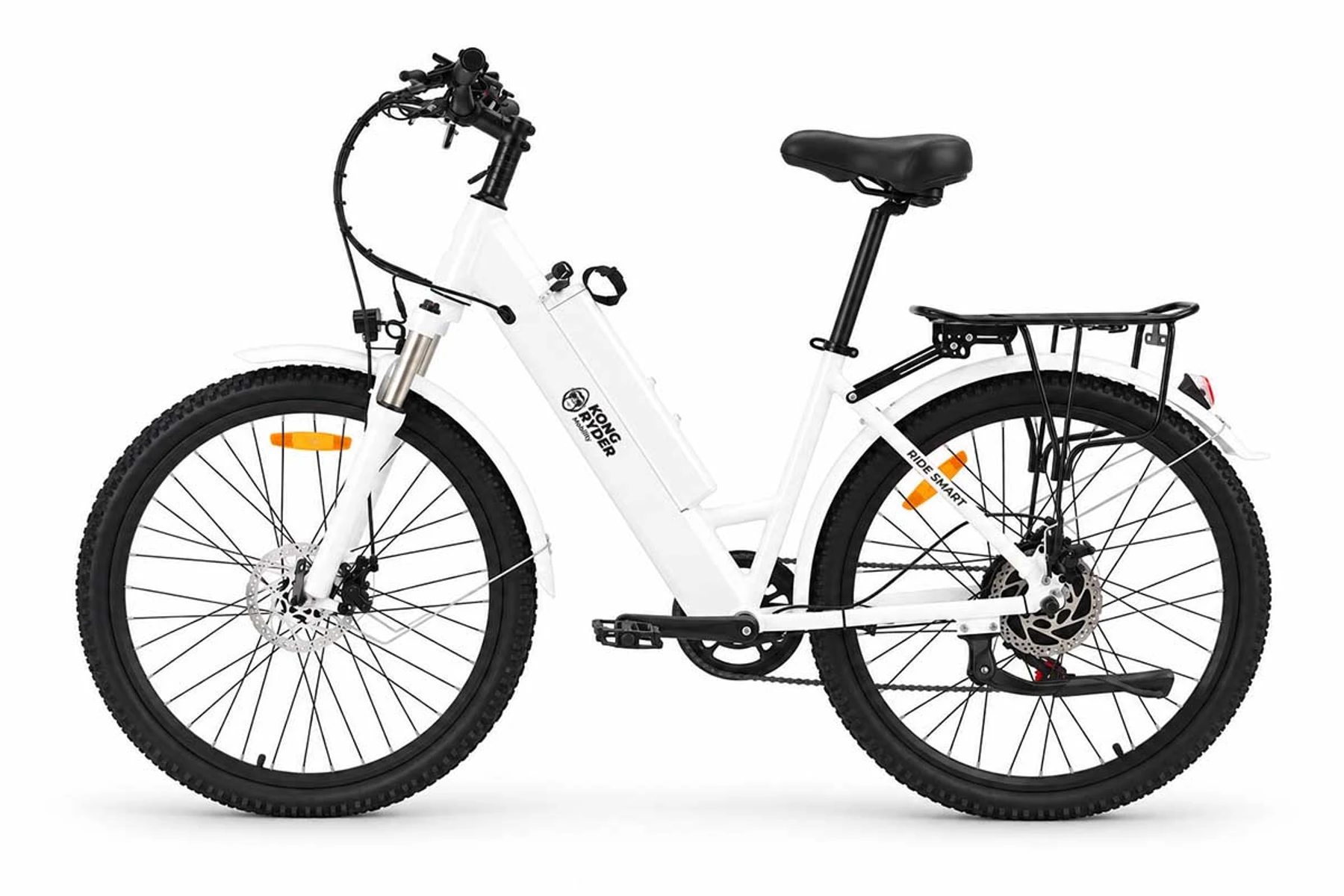 Bicicleta Eléctrica CITY A5AH26 500 W - Blanco 